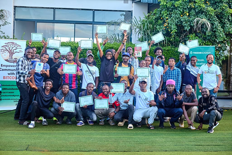 Bitcoin Campus Zambia hosts Trezor Academy March 19–21 at ICU Kafue. Free Bitcoin basics, wallets, self-custody.