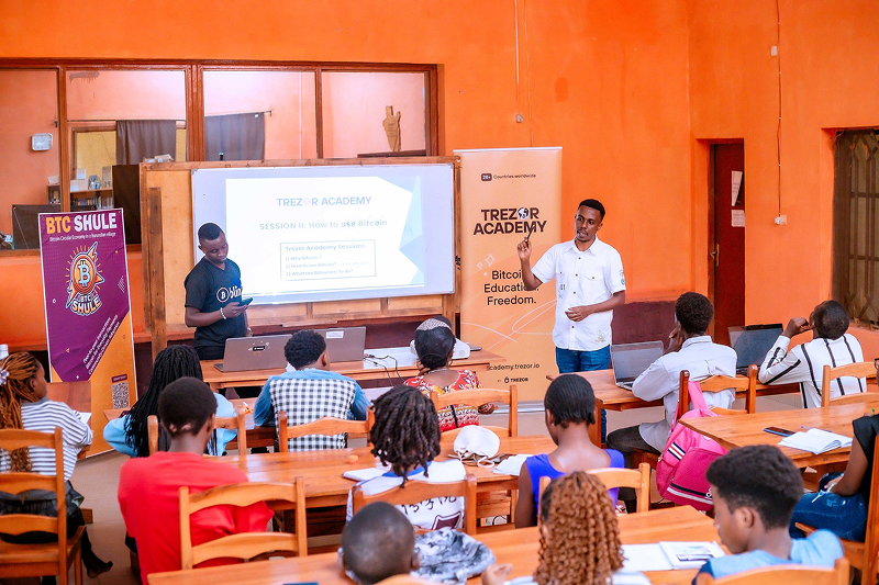 BTC Shule delivered a hands-on Bitcoin workshop in Winteko, Burundi as part of Trezor Academy 2026. Attendees practiced real transactions and learned business integration for greater financial freedom.