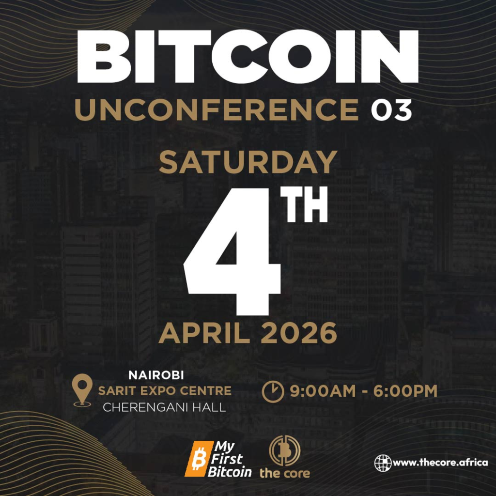 Bitcoin Unconference 03 is happening today, April 4, 2026, in Nairobi!