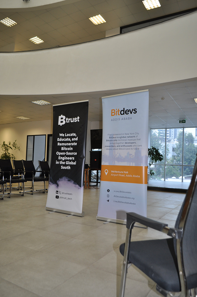 BitDevs Addis held its first Socratic Seminar in Addis Ababa, drawing 75 developers. Ethiopia’s new Bitcoin developer community launches at WeVenture Hub.