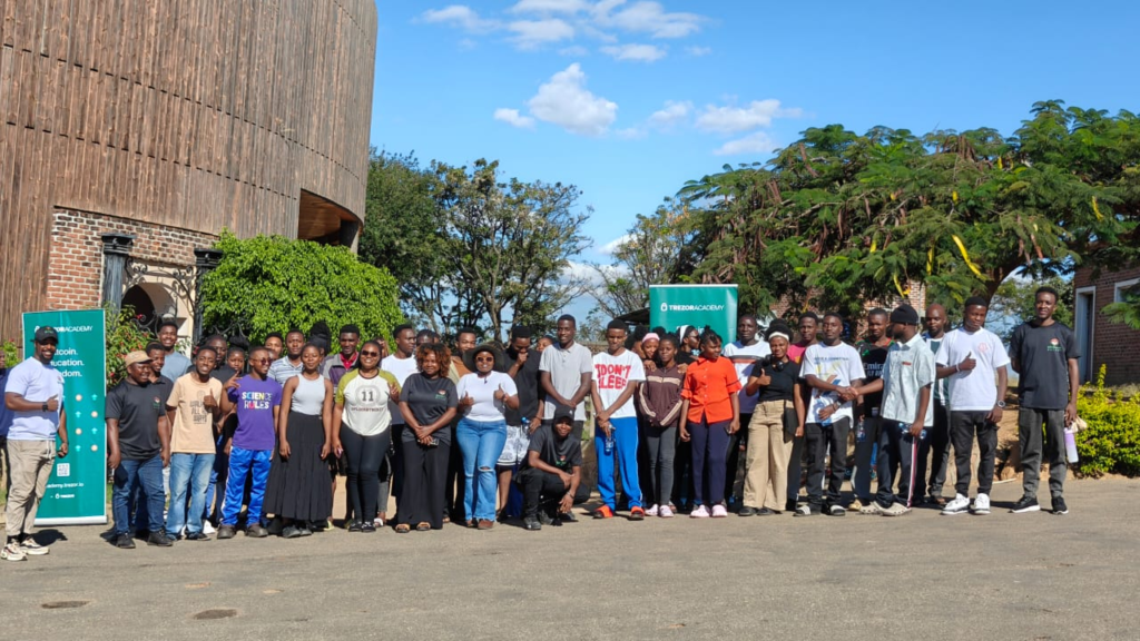 Students at Daeyang University Malawi showed huge excitement during a Trezor Academy-funded Bitcoin event by BitDevs Malawi.