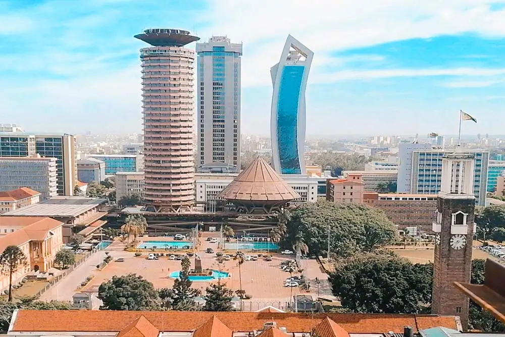 Nairobi skyline image