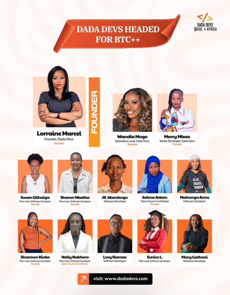 Dada Devs delegation headed to bitcoin++ Nairobi 2026