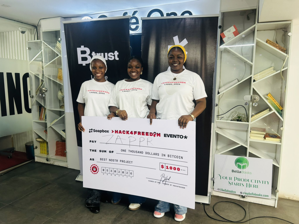13 Bitcoin and Lightning projects by women in Lagos at Hack4Freedom 2026.