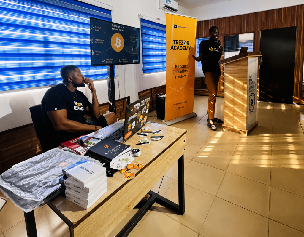 Bitcoin Anambra and Trezor Academy successfully hosted a 3-day Physical Immersion Class in Awka, Anambra State.
