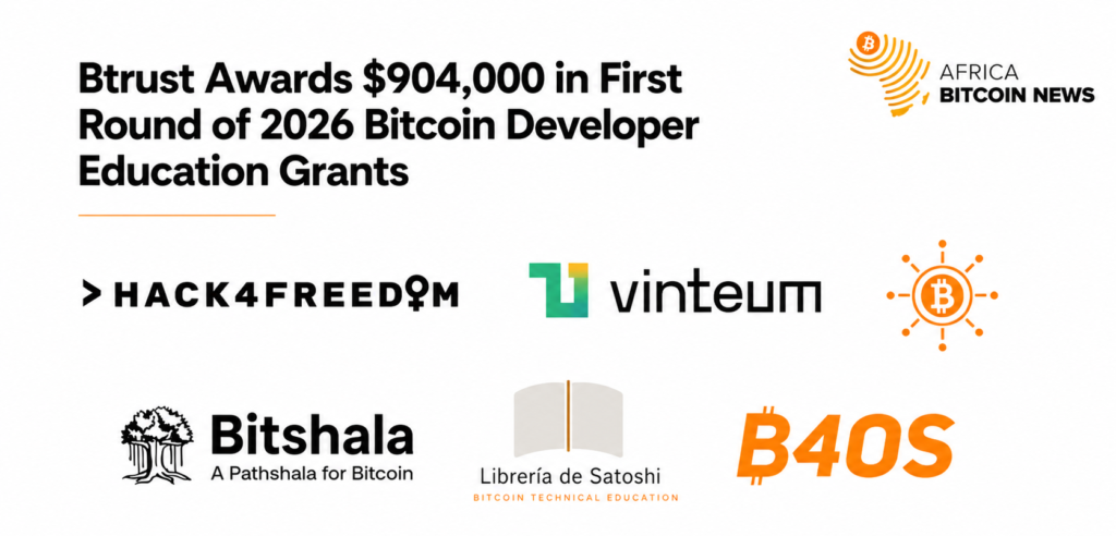 Btrust Awards $904K in 2026 Bitcoin Developer Education Grants | Africa & Global Majority