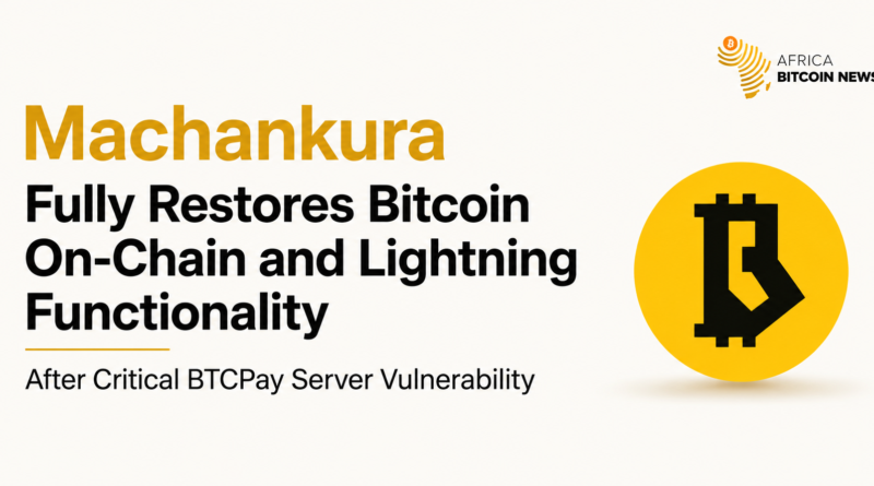 African USSD Bitcoin service brings on-chain and Lightning spending and receiving back to full functionality.