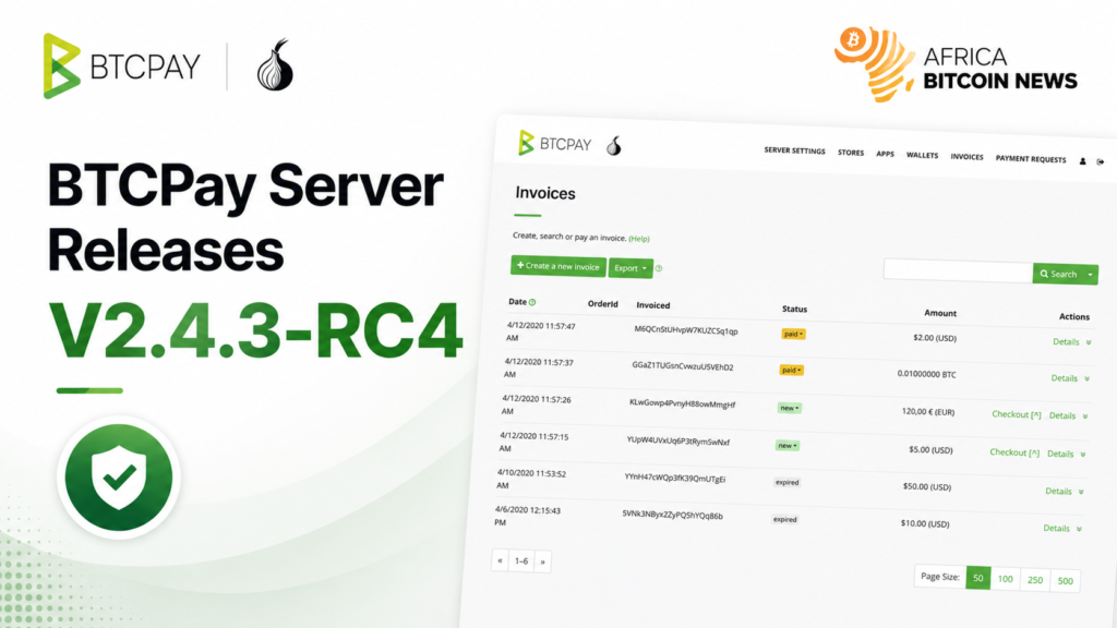 BTCPay Server has released version 2.4.3-rc4, a critical security update addressing vulnerabilities reported by security researchers.