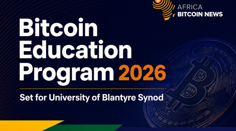 Bitcoin Boma and Trezor Academy will host a 3-day Bitcoin class at the University of Blantyre Synod from 7–9 September 2026. See times, venue, and who can join.