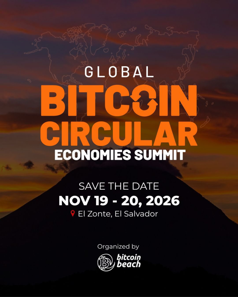 Bitcoin Ekasi and other African circular economies are backing the Global Bitcoin Circular Economies Summit in El Zonte on Nov. 19–20, 2026.