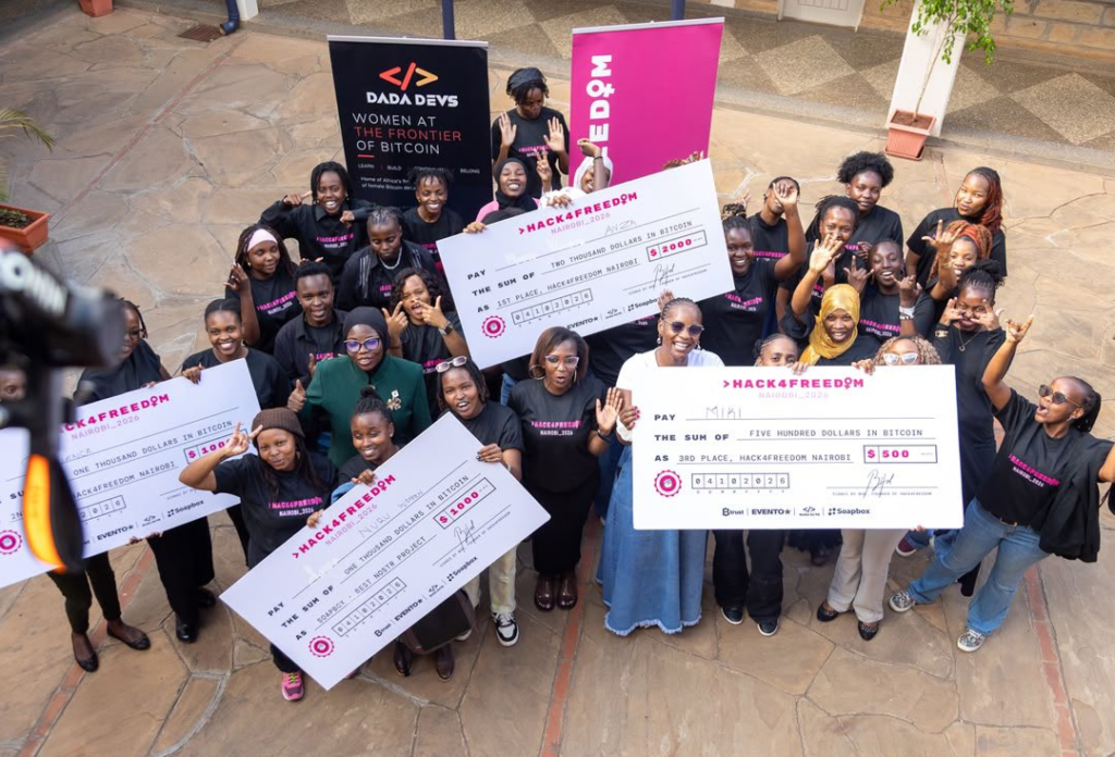 Hack4Freedom Nairobi 2026 Demo Day winners and Dada Devs participants
